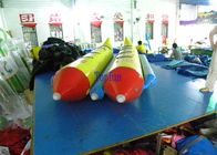 Bâche rouge soudée de PVC des biens 0.9mm de banane d'air chaud de jaune gonflable de bateau
