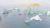 Parcours du combattant de flottement extérieur de jeux de parc aquatique de mer d'Infaltable