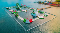 Parcours du combattant de jeux de parc aquatique d'Infaltable de saut d'Aqua d'adultes