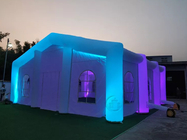 Grande tente gonflable de LED pour épouser les tentes de camping faites sur commande d'événement