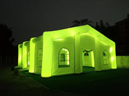 Grande tente gonflable de LED pour épouser les tentes de camping faites sur commande d'événement