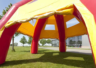 Tente de publicité gonflable colorée, abri gonflable d'événement