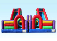 Double Lap Inflatable Dry Obstacle Course coloré pour l'enfant en bas âge
