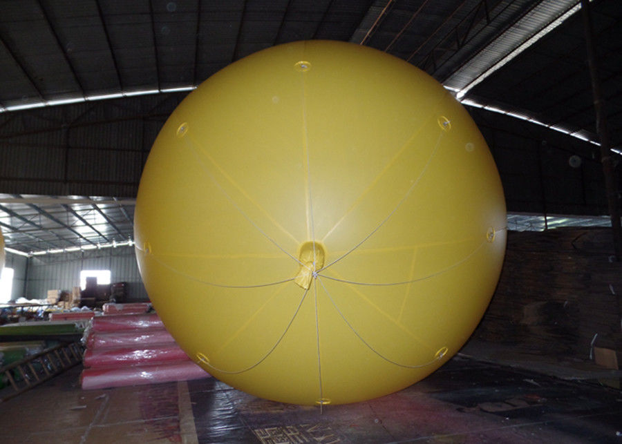 Yellow Custom Inflatable Balloons For Commercial Advertising  2.5m Diameter
