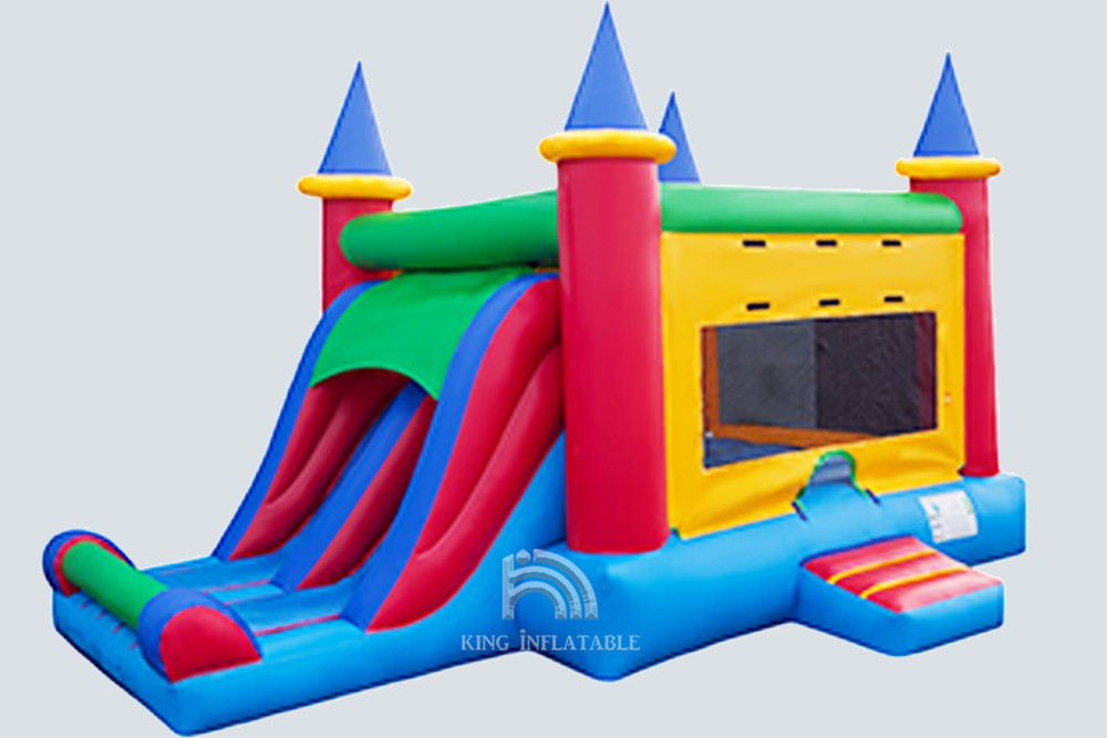 Inflatable Bouncer Castle Combo Commercial Kids  Jumping Castle Bouncy House For Party