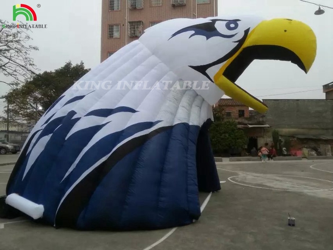 tunnel gonflable d'aigle entrée gonflable de sport pour animaux pour le jeu personnalisé tunnel gonflable d'aigle mascotte