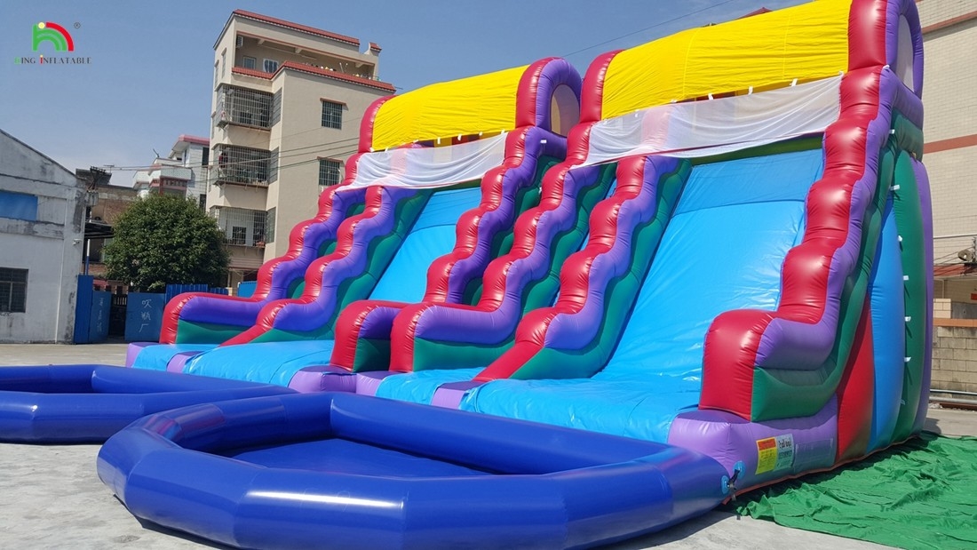 Des toboggans de parc aquatique extérieur personnalisés équipement de terrain de jeux de loisirs toboggans aquatiques commerciaux pour enfants