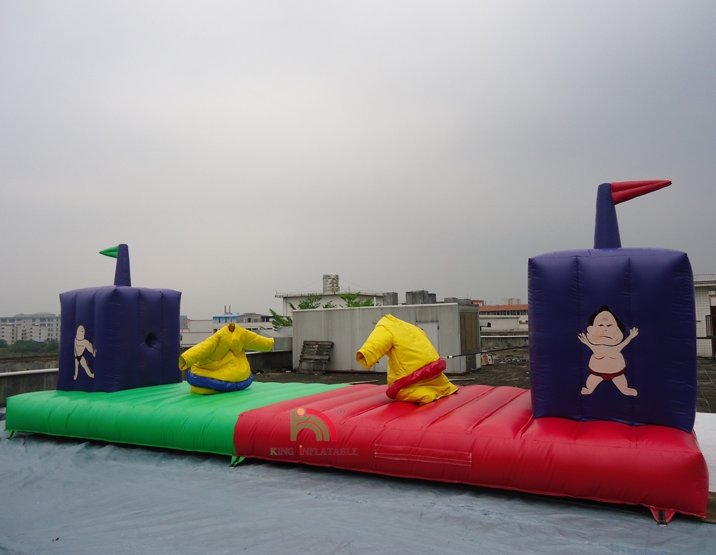 Maison gonflable de carnaval de jeu gonflable de haute qualité, costumes de sumo, course de bungee pour adultes et enfants ﻿
