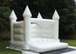 White PVC Tarpaulin Adult Princess Bouncy Castle For Wedding 1 Years Warranty