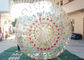 Durable Inflatable Zorb Ball / Bubble Grass Ball With Colorful D Rings For Grasslot
