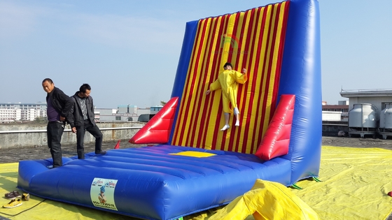 Jeu de mur collant gonflable pour adultes, jeu de sport extérieur commercial en gros d'usine, château gonflable gonflable