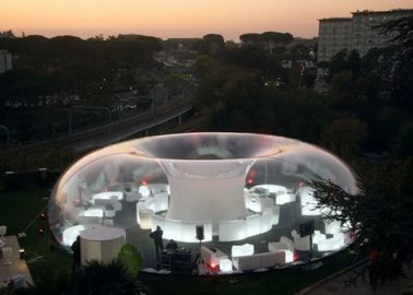 Tente gonflable transparente de bulle du diamètre 5m de PVC